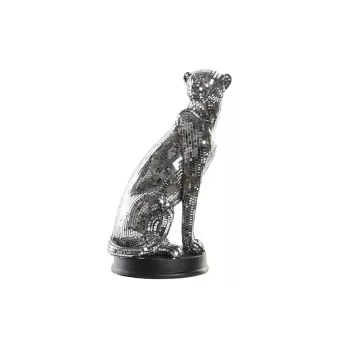 Decorative Figure DKD Home Decor Silver Leopard Resin...