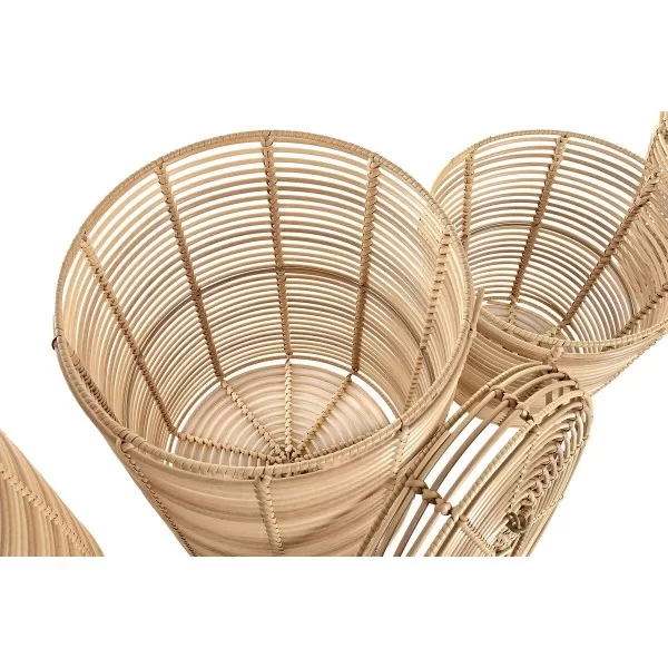 Basket set DKD Home Decor 42 x 42 x 48 cm Metal polypropylene Boho