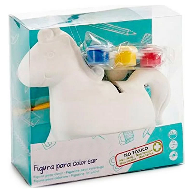 Money box Unicorn White Ceramic