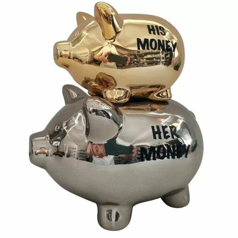 Money box DKD Home Decor Dolomite Children's...