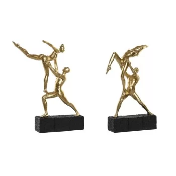 Decorative Figure DKD Home Decor 21 x 5,5 x 25,5 cm Black...