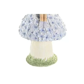 Decorative Figure DKD Home Decor Blue Pink Lilac Fairy... 2