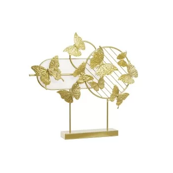 Decorative Figure DKD Home Decor Golden Metal Butterflies...
