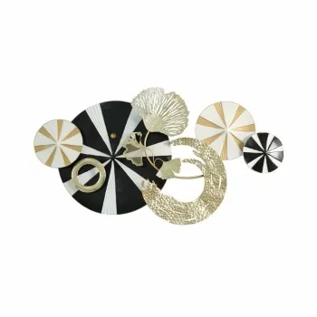 Wall Decoration DKD Home Decor Black Golden Metal Modern...