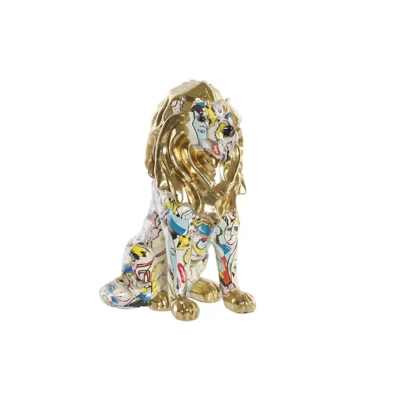 Decorative Figure DKD Home Decor Golden Lion...
