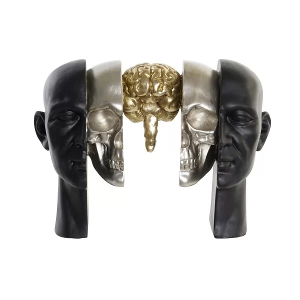 Decorative Figure DKD Home Decor Head 31,5 x 16,5 x 22,5 cm (2 Units)