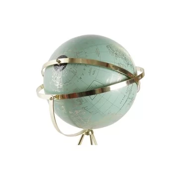 Decorative Figure DKD Home Decor Globe Metal PVC Vintage... 2