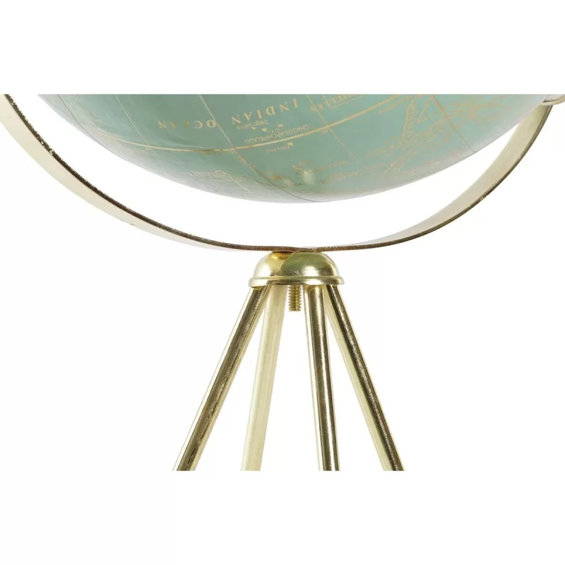 Decorative Figure DKD Home Decor Globe Metal...