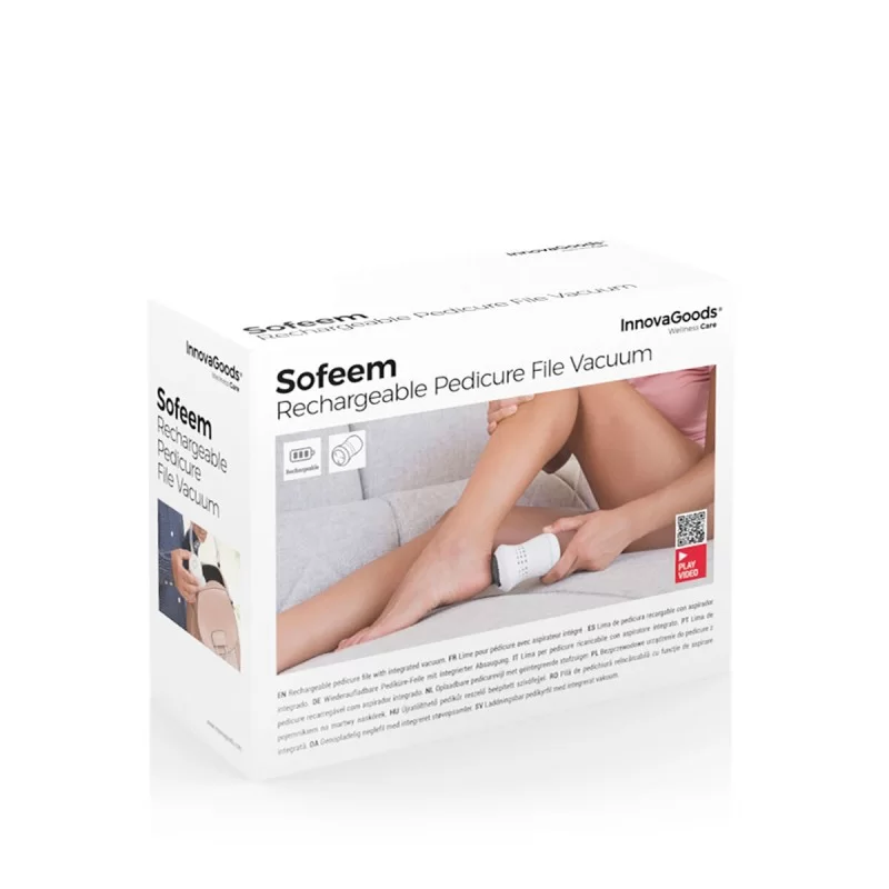 Rechargeable Pedicure File with Integrated...
