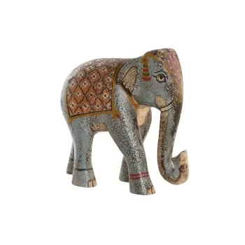 Decorative Figure DKD Home Decor Elephant Mango wood (29...
