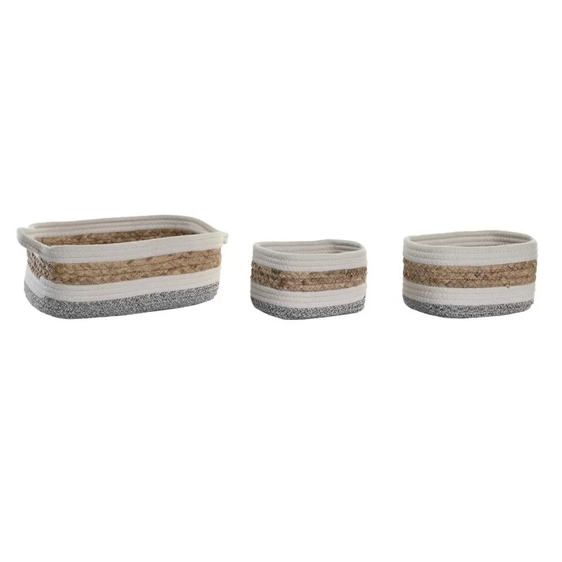 Decorative box DKD Home Decor Natural Fibre 33...