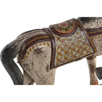 Decorative Figure DKD Home Decor Horse Iron Mango wood... 2