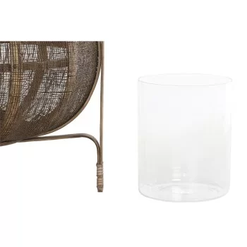 Candleholder DKD Home Decor Brown Natural Bamboo 35 x 35... 2