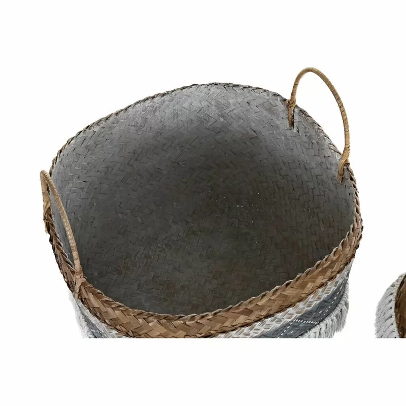 Basket set DKD Home Decor 49 x 49 x 57 cm...