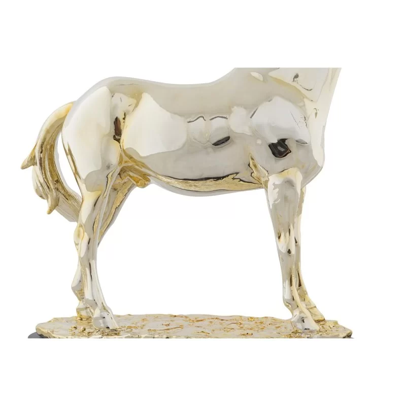 Decorative Figure DKD Home Decor Horse Black...