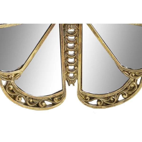 Wall Decoration DKD Home Decor 39,5 x 4 x 20 cm Golden (2 Units)