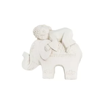 Decorative Figure DKD Home Decor White Elephant Oriental...