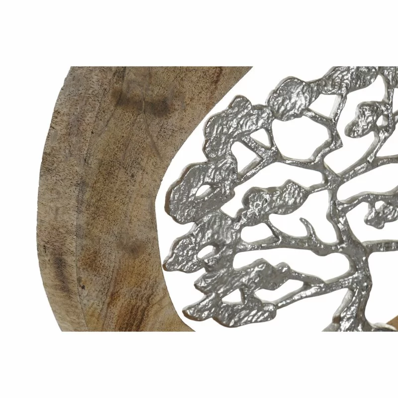 Decorative Figure DKD Home Decor Natural Silver...