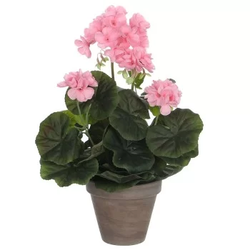Decorative Plant Mica Decorations PVC Geranium (11,5 x 33...