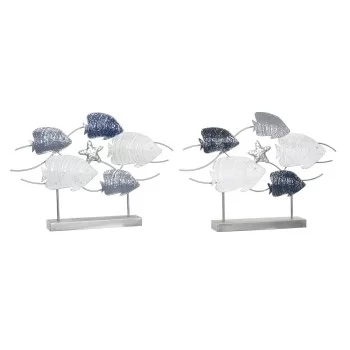 Decorative Figure DKD Home Decor 63 x 9 x 44 cm Grey Blue...