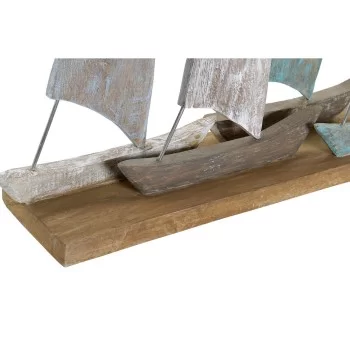 Decorative Figure DKD Home Decor Yachts Metal Mango wood... 2