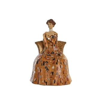 Decorative Figure DKD Home Decor Yellow Resin (21,5 x...
