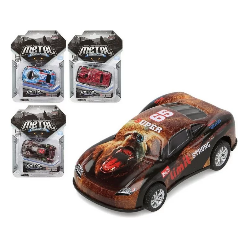 Racing car Metal 22 x 17 cm