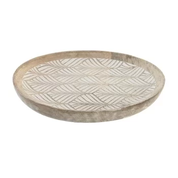 Valet Tray DKD Home Decor 20,5 x 20,5 x 2,5 cm Natural...