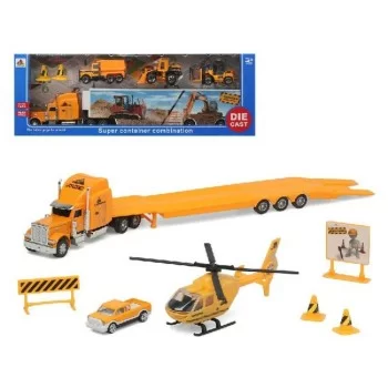 Playset Super Container Construction 39 x 14 cm Vehicle...