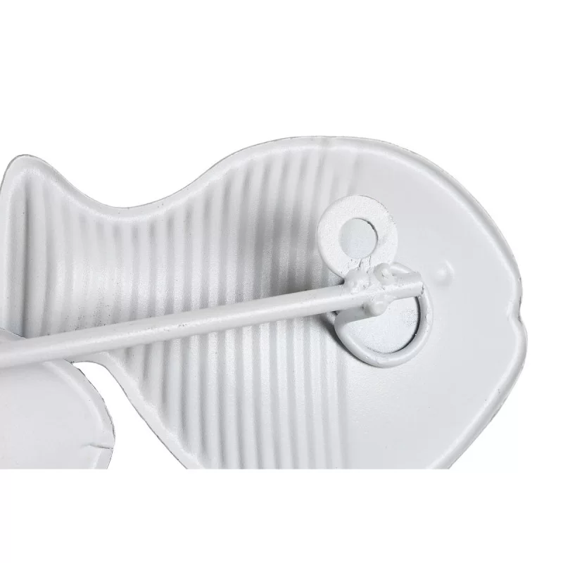 Wall Decoration DKD Home Decor Blue Metal White...