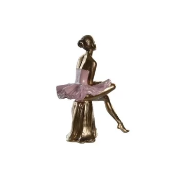 Decorative Figure DKD Home Decor Pink White Ballet Dancer... 2