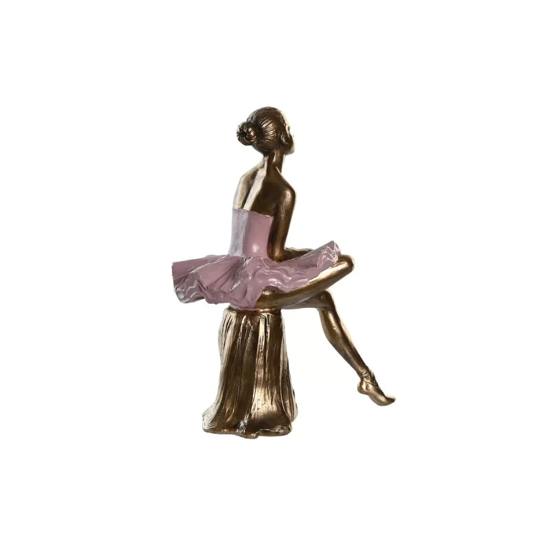 Decorative Figure DKD Home Decor Pink White...
