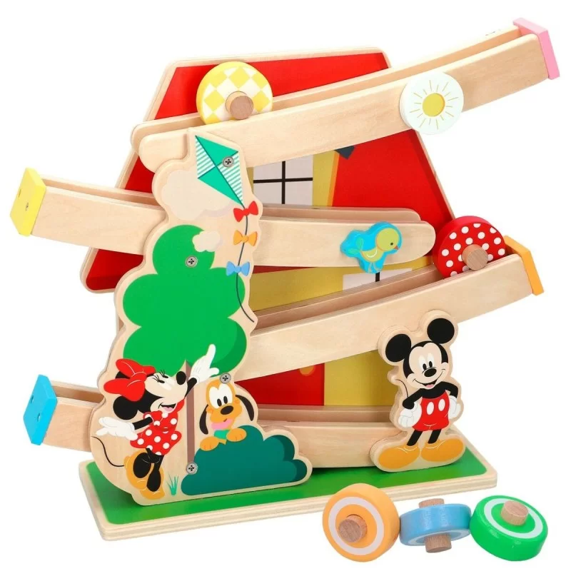 Wooden Track with Ramps for Car Disney 5 Pieces...