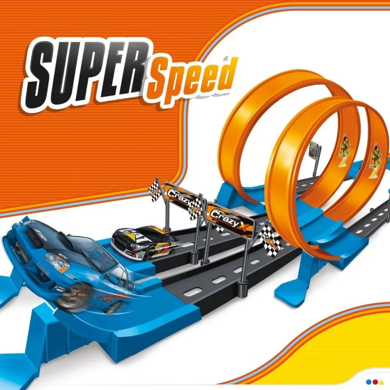 Acrobatic Track Speed & Go 4 cars 4 Units 112,5...