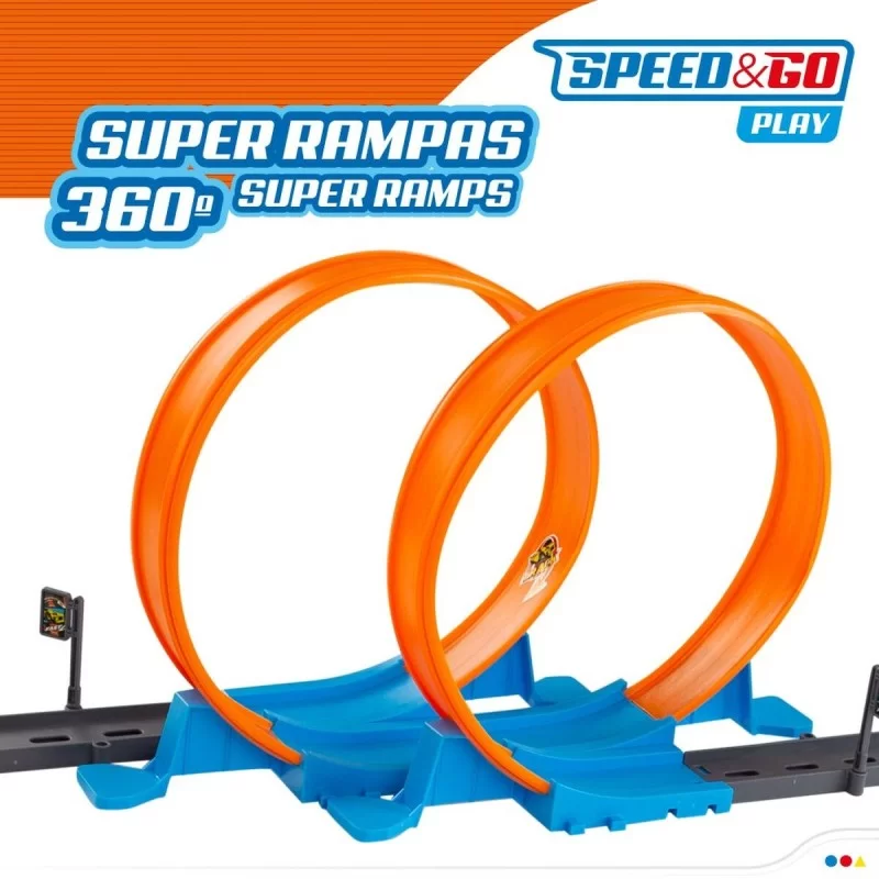 Acrobatic Track Speed & Go 4 cars 4 Units 112,5...
