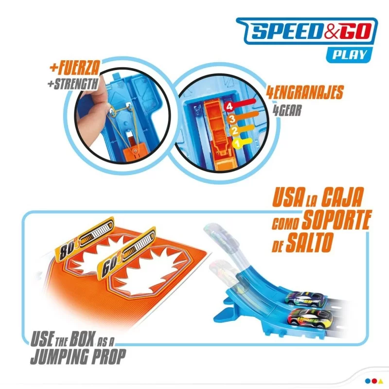 Acrobatic Track Speed & Go 4 cars 4 Units 112,5...
