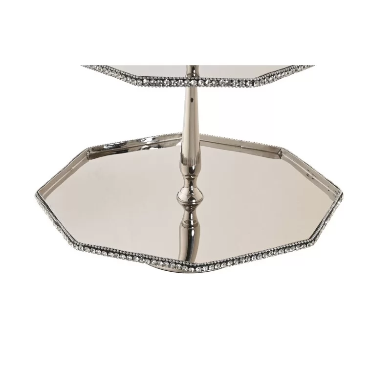 Centerpiece DKD Home Decor Silver Aluminium (28...