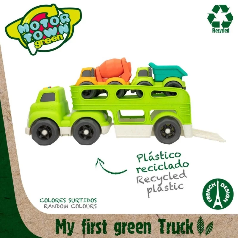 Truck Carrier and Cars Motor Town Sound Light...