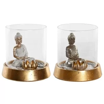 Decorative Figure DKD Home Decor Silver Golden Oriental...