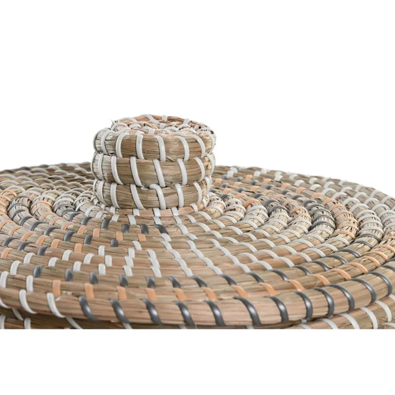 Basket set DKD Home Decor Natural Seagrass...