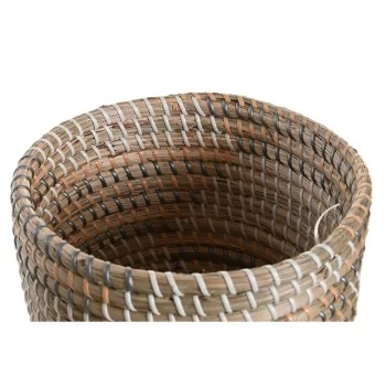 Basket set DKD Home Decor 28 x 28 x 22 cm Tropical Seagrass 2