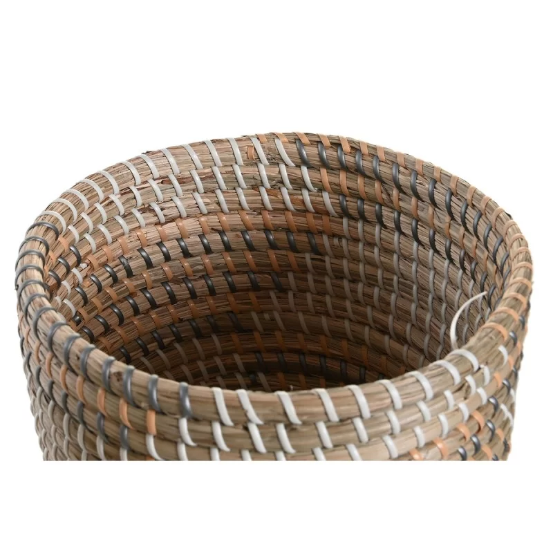 Basket set DKD Home Decor 28 x 28 x 22 cm...