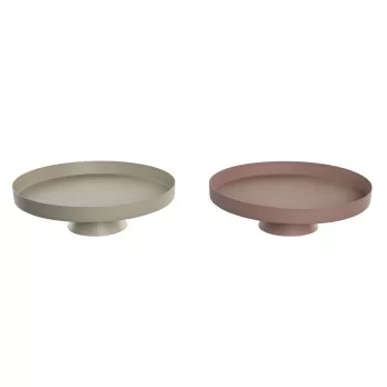 Centerpiece DKD Home Decor Beige Pink 31 x 31 x 9 cm...