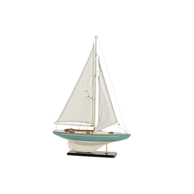 Barco DKD Home Decor 42 x 9 x 62 cm White Green