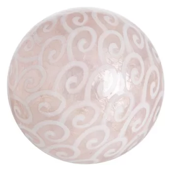 Balls CAPIZ Decoration Pink 10 x 10 x 10 cm (8 Units) 2