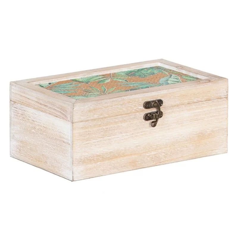 Decorative box 30 x 18 x 12 cm Sheets Rattan...