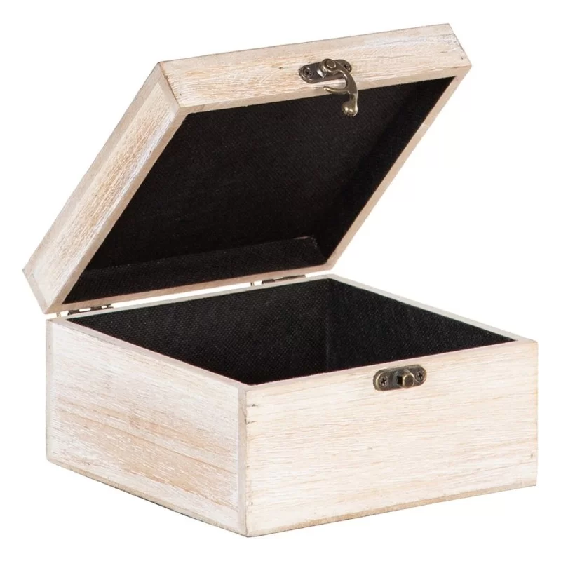 Decorative box Sheets Rattan 20 x 20 x 12 cm...