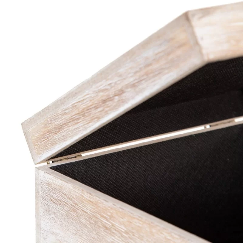 Decorative box Sheets Rattan 20 x 20 x 12 cm...