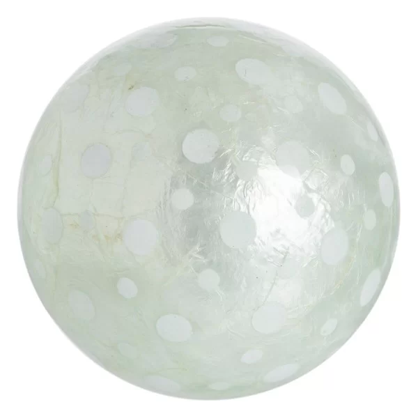 Balls CAPIZ Decoration Mint 10 x 10 x 10 cm (8 Units)