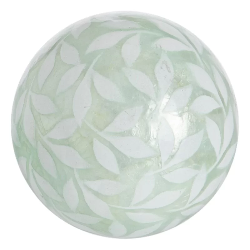 Balls CAPIZ Decoration Mint 10 x 10 x 10 cm (8...